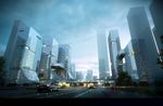 智能产业园夜景建筑效果图