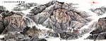 山水水墨画