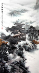 山水水墨画国画中国风