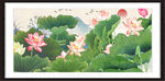 国画荷花