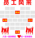 员工风采文化墙