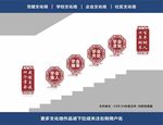 楼梯文化墙