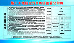 施工工地扬尘污染防治监管公示牌
