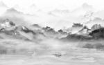 新中式中国风山水画 TIF分层