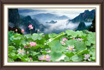 国画荷花