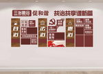社区三治融合党建墙
