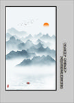 玄关水墨山水