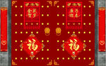 中国风大门