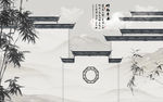 徽派山水画新款画 TIF分层