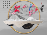 新中式背景墙