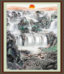 中国画山水