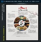 美食展板