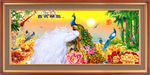 富贵图 百鸟朝凤