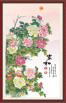 牡丹国画 家和富贵