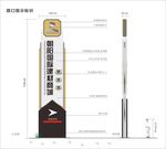 站立牌 路口指示牌 矢量可制作