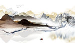 最新意境山水画 TIF分层