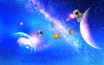 蓝色星空