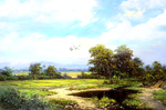 田园风景油画