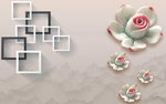 3D电视墙背景