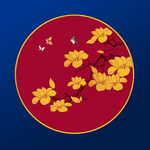 玉兰花装饰画