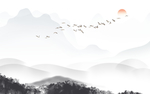 新中式山水画