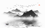 新中式山水画