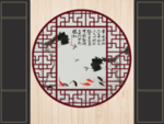 新中式背景墙