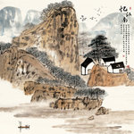 山水国画忆江南