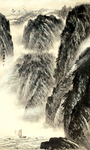 复古山水画