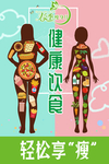 饮食减肥海报
