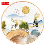 创意风景山水装饰画