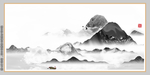 山水壁画