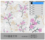 田园花卉通道图片