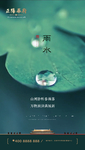 雨水 雨水海报 雨水节气 节气