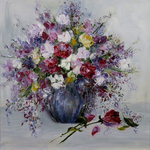 花卉油画