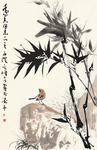 竹子水墨画