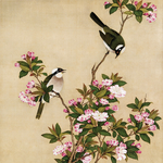 新中式简约轻奢花鸟装饰画