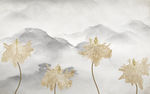 荷 新风景山水画 TIF分层