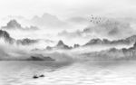 新款风景山水画 TIF分层画