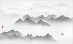 新中式山水画