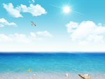 海边蓝天