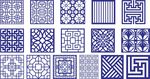 花格 窗花 镂空花纹 屏风 镂