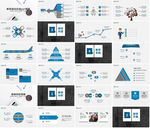 蓝色科技商务通用PPT