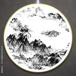 新中式水墨画