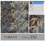 竹子图案通道图片