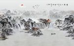 旺财风水画