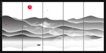 山水壁画