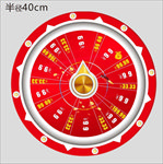 圆形 转盘 金币 活动地产抽奖
