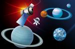 宇宙星球背景墙