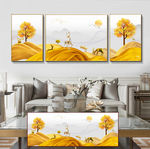 三联客厅装饰画